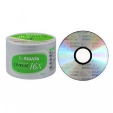 Ridata Blank DVD-R 50-Pack 4.7GB / 8-16X / Full Logo