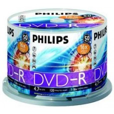 Philips Blank DVD-R 50-Pack 4.7GB / 16X / Full Logo
