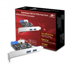 Vantec UGT-PC345 PCI-E USB 3.0 Card 2 Port External 1 internal Header